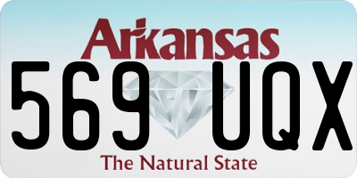 AR license plate 569UQX