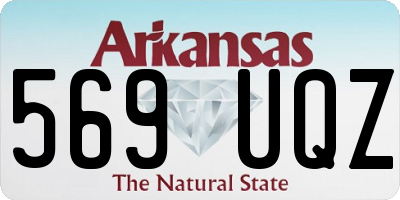 AR license plate 569UQZ