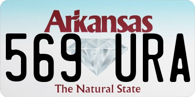 AR license plate 569URA