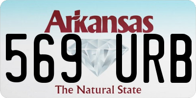 AR license plate 569URB