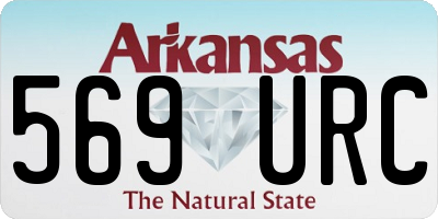 AR license plate 569URC