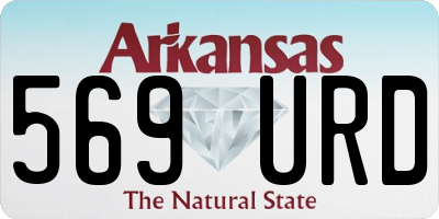 AR license plate 569URD