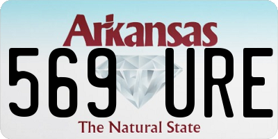 AR license plate 569URE