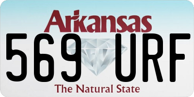 AR license plate 569URF