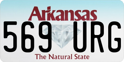 AR license plate 569URG