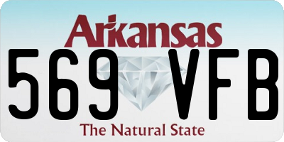 AR license plate 569VFB
