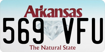 AR license plate 569VFU