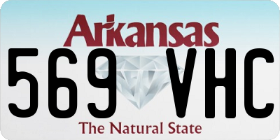 AR license plate 569VHC