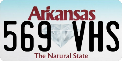 AR license plate 569VHS