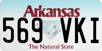 AR license plate 569VKI