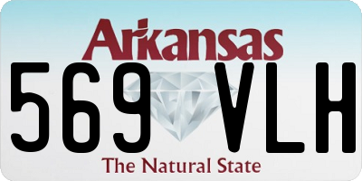 AR license plate 569VLH