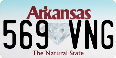 AR license plate 569VNG