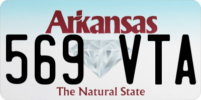 AR license plate 569VTA