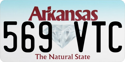 AR license plate 569VTC