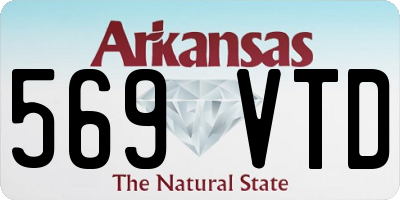 AR license plate 569VTD