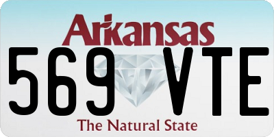 AR license plate 569VTE