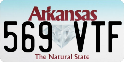 AR license plate 569VTF