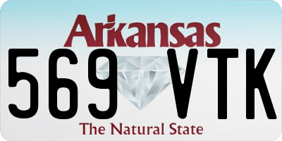 AR license plate 569VTK