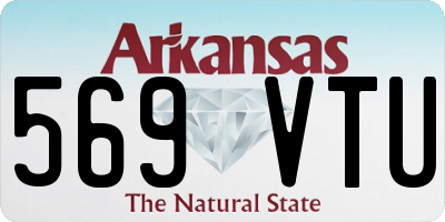 AR license plate 569VTU