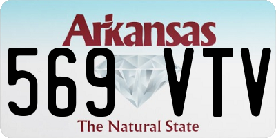 AR license plate 569VTV