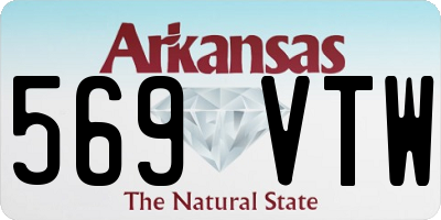 AR license plate 569VTW