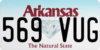 AR license plate 569VUG
