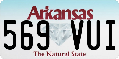 AR license plate 569VUI