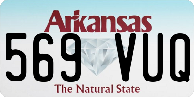 AR license plate 569VUQ