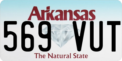 AR license plate 569VUT