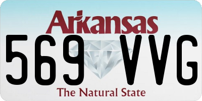 AR license plate 569VVG