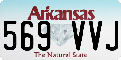 AR license plate 569VVJ