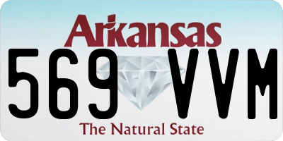 AR license plate 569VVM