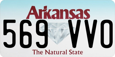 AR license plate 569VVO
