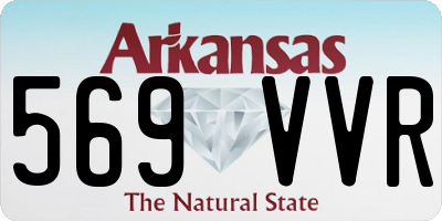 AR license plate 569VVR