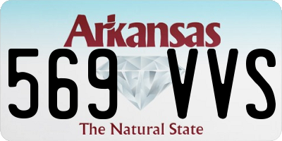 AR license plate 569VVS