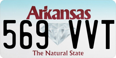 AR license plate 569VVT