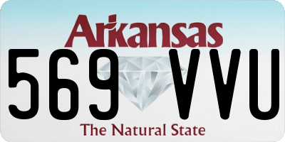 AR license plate 569VVU
