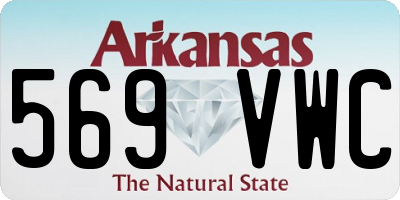 AR license plate 569VWC