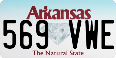 AR license plate 569VWE