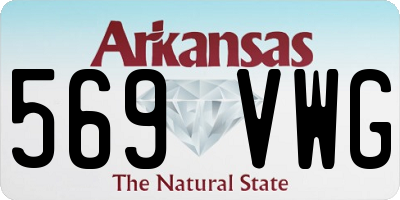 AR license plate 569VWG