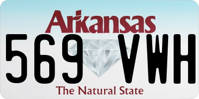AR license plate 569VWH