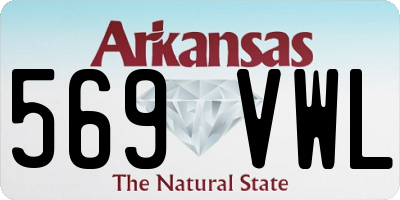 AR license plate 569VWL