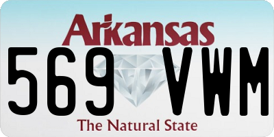 AR license plate 569VWM