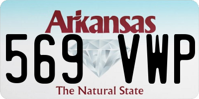 AR license plate 569VWP