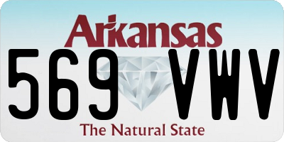 AR license plate 569VWV