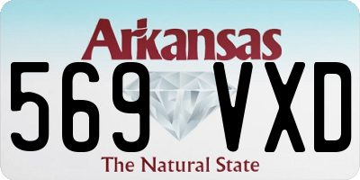 AR license plate 569VXD