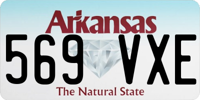 AR license plate 569VXE