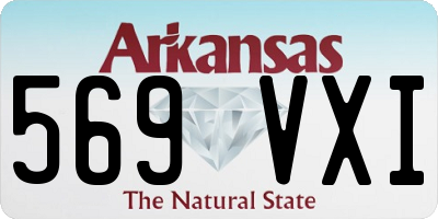 AR license plate 569VXI