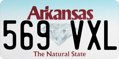 AR license plate 569VXL