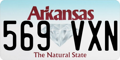 AR license plate 569VXN